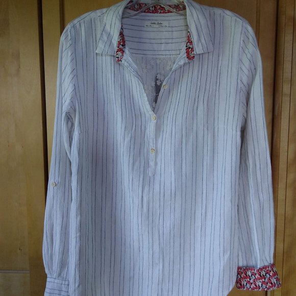 Anthropologie Isabella Sinclair Linen Blend Lace - Picture 6 of 6